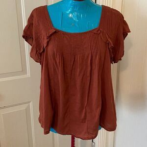 Old Navy Boho Short Ruffle Sleeve Womens Size L
